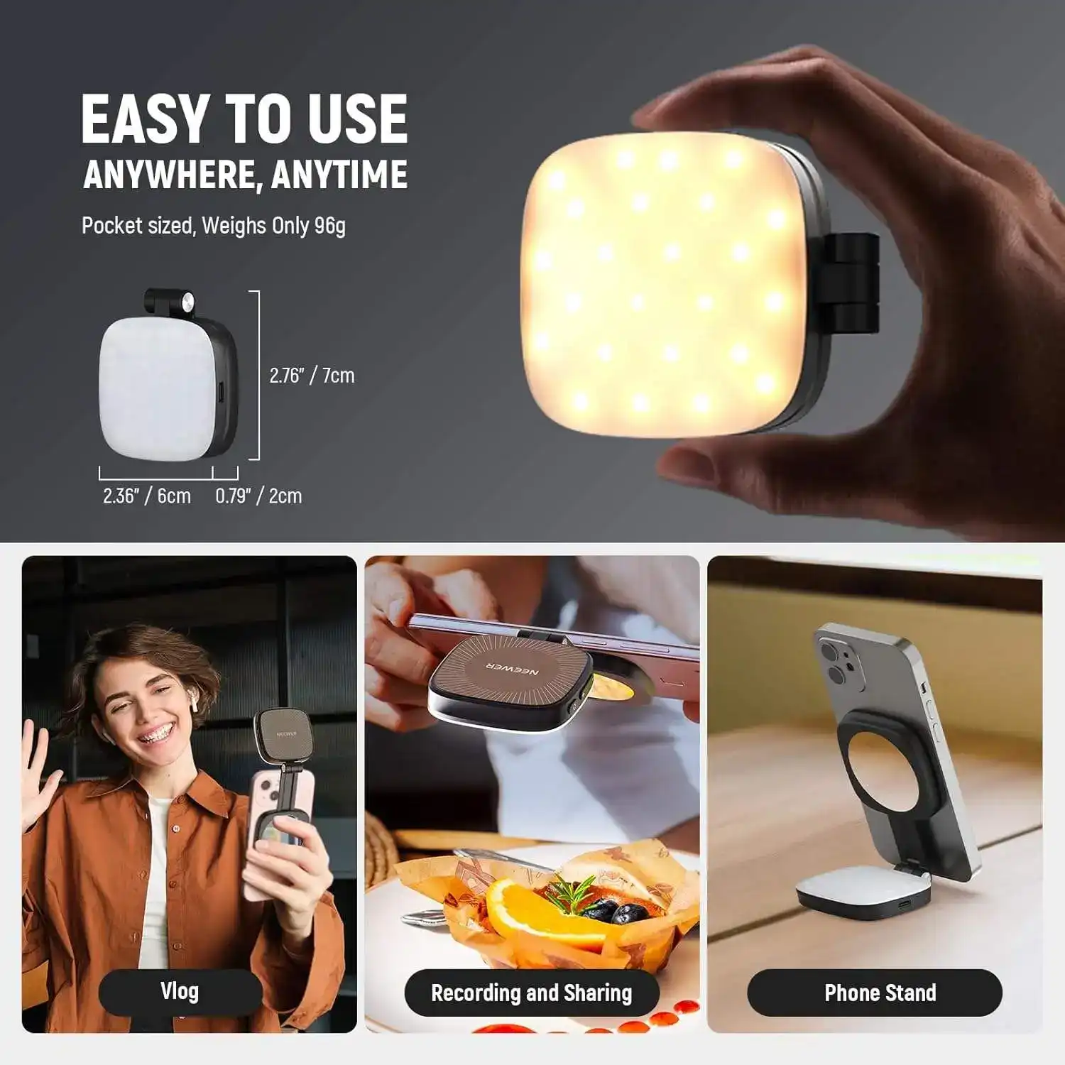 Magnetic Mobile Phone Selfie Ring Light