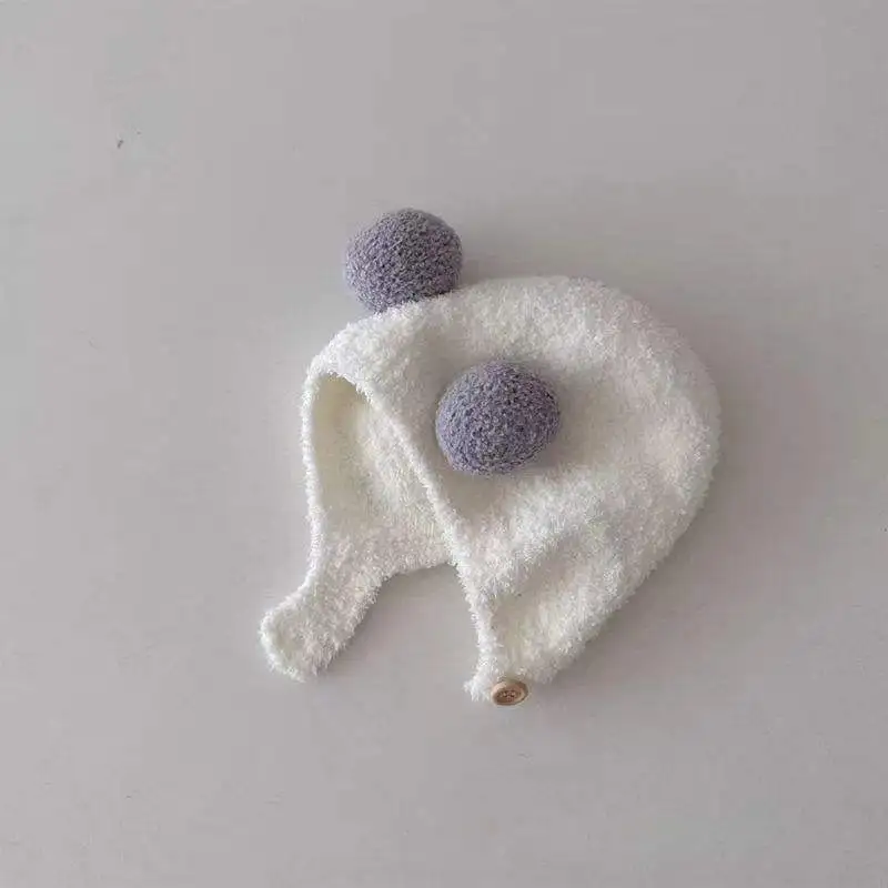 Winter Warm Baby Hat [White]
